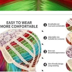 Hair | Illiana 14 Rainbow Wig Nwt Super Fun | Poshmark display picture 3